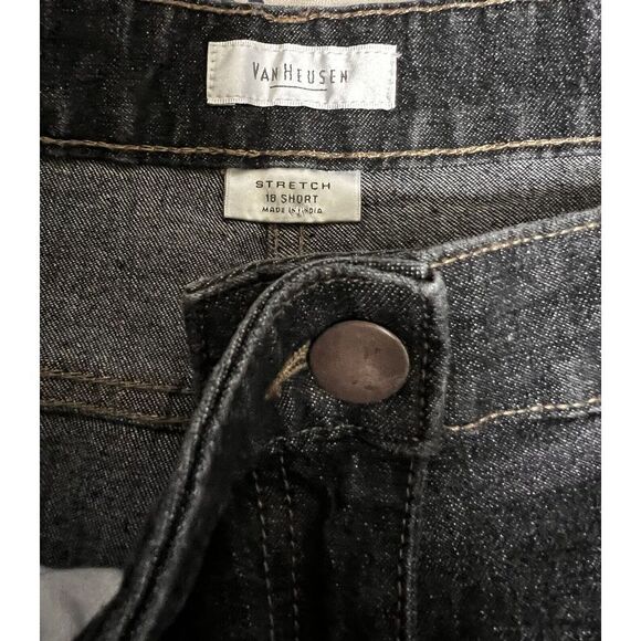 ARA) Van Heusen Jeans Women's Size 18s 18 Short Black Straight Leg Great Shape - Picture 6 of 9